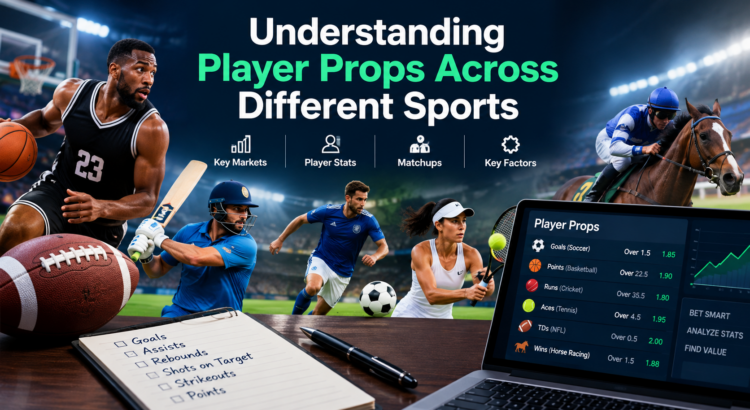 Player props across different sports betting analysis